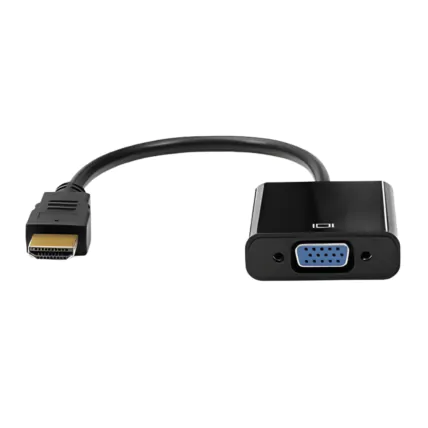 Cabo Adaptador HDMI PlusCable ADP-HDMIVGA10BK Macho para VGA Fêmea