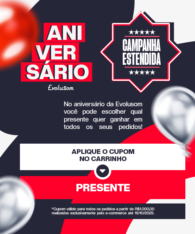 [Banner Rotativo Mobile] Aniversário Evolusom Estendido