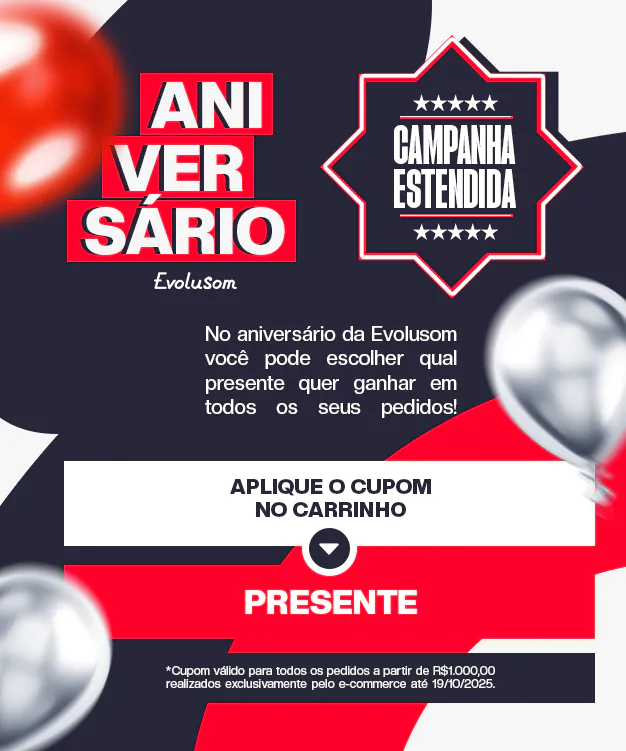 [Banner Rotativo Mobile] Aniversário Evolusom Estendido