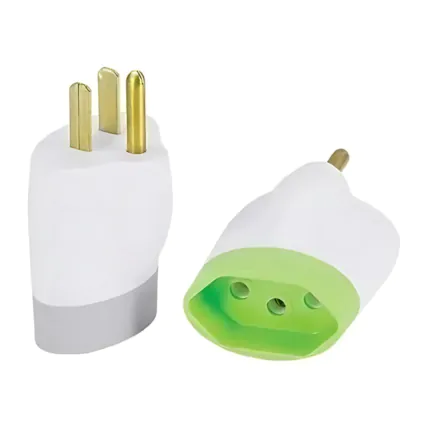 Pino Adaptador Daneva 2P+T 15A / 250V Dn1633 Cor Sortida - 1