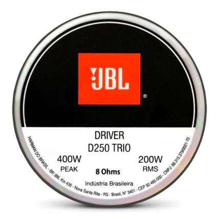 Driver Fenólico JBL Selenium D250 Trio 200W RMS 8R