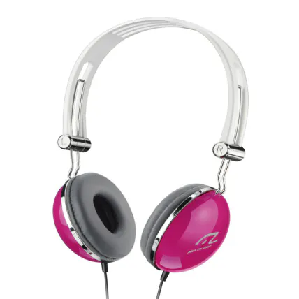 Fone De Ouvido Multilaser Ph055 Vibe Headphone Com Fio Rosa  - 1