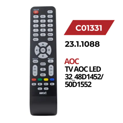 Controle Remoto MXT 01331 TV AOC Led 32 -  48D1452