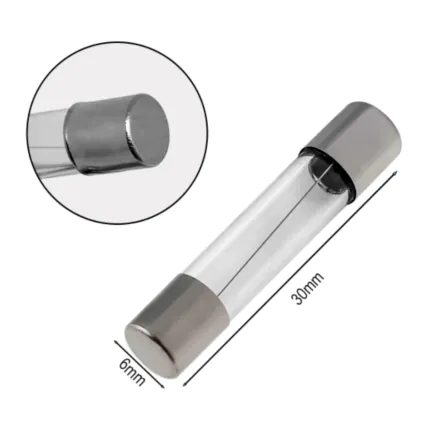 Fusível de Vidro Grande 0,3A