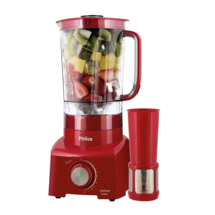 Liquidificador Philco PH900 Com Filtro 12 Velocidades 3 litros Vermelho 127V