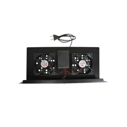 Kit Ventilador 2 Coolers Para Rack Padrão 19" X 1U Bivolt - 3