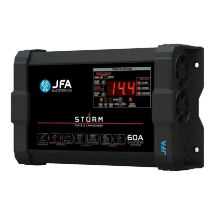 Fonte e Carregador De Bateria Jfa 60A Storm Plus Bivolt - 4