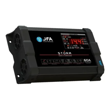 Fonte e Carregador De Bateria Jfa 60A Storm Plus Bivolt