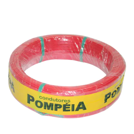  Cabo Automotivo Pompeia 2.50Mm² Reduzido Vermelho