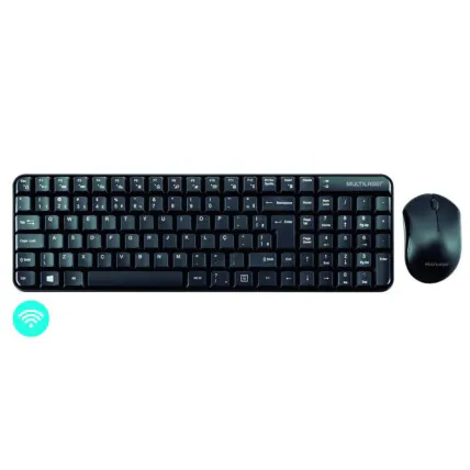 Combo Teclado + Mouse Multilaser Cs200 Usb 1000Dpi - Tc183 - 1