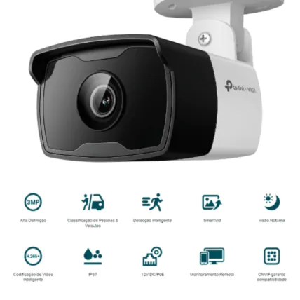Câmera Ip Bullet TP-Link Vigi C330I 2.8Mm 3Mp