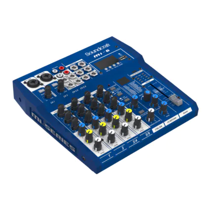 Mixer Analógico Soundcraft Mi-6 6 Canais Bluetooth e USB 01