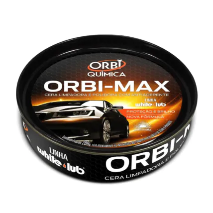 388554 - Cera Automotiva Limpadora e Polidora Orbi Química Orbi-Max - 200g
