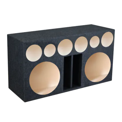 Caixa Vazia 2 Alto Falantes 12" + 04 Cornetas  + 02 Tweeters Turbo