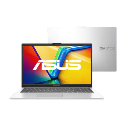 389978 - Notebook Asus Vivobook Go 15 E1504GA-NJ440W i3 4Gb RAM 128Gb SSD 15,6 Windows 11 - Prata
