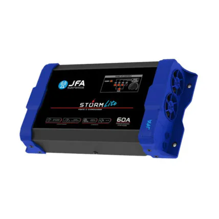 Fonte e Carregador de Bateria JFA Storm Lite 60A Bivolt