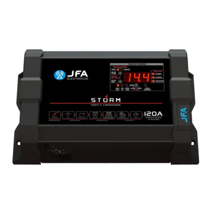 Fonte e Carregador de Bateria JFA Automotivo Storm Plus 120A Bivolt