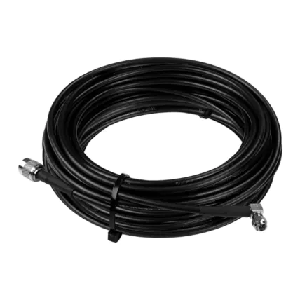 Cabo Coaxial para Antena Celular Aquário RGC58 15 Metros SMA Macho X TNC Macho
