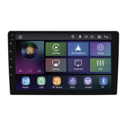 Multimídia MP5 Roadstar RS-9200BR Pro Line CarPlay Sem Fio 9"