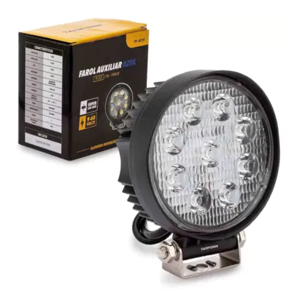 Farol Auxiliar Tarponn Cyber RD 9 Leds 27W 960V 