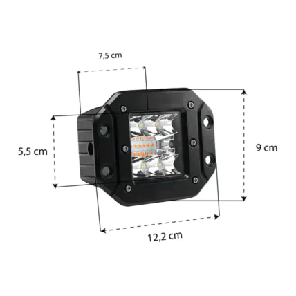 Farol de Embutir Tarponn TP-6052 Led QD Dual Color 960V
