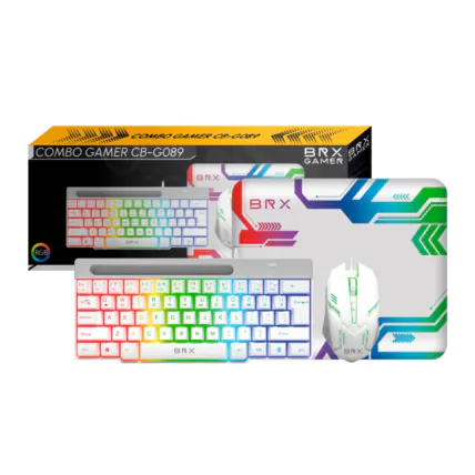 Kit Gamer BRX CB-G089W White