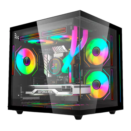 Gabinete Sem Fonte C3Tech Gaming Aquarius MT-G810BK 