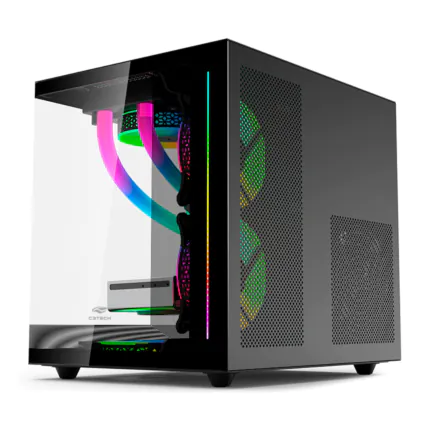 Gabinete Sem Fonte C3Tech Gaming Aquarius MT-G810BK 