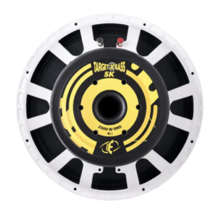 Alto Falante Subwoofer 15" Eros Target XBass 5k 2500W RMS 4 Ohms - Branco