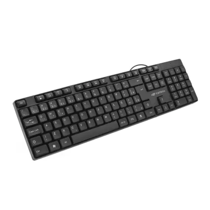Teclado USB Multimídia C3Tech KB-M10BK - Preto