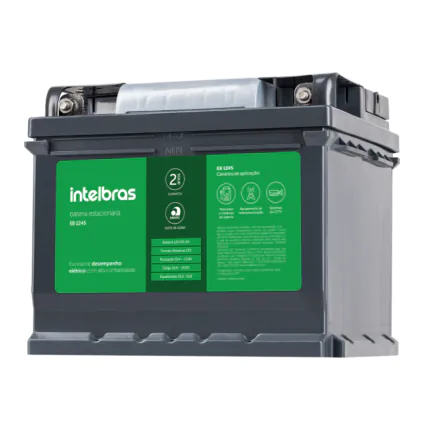Bateria Estacionária de Chumbo-ácido Intelbras EB 1245 12V 45AH