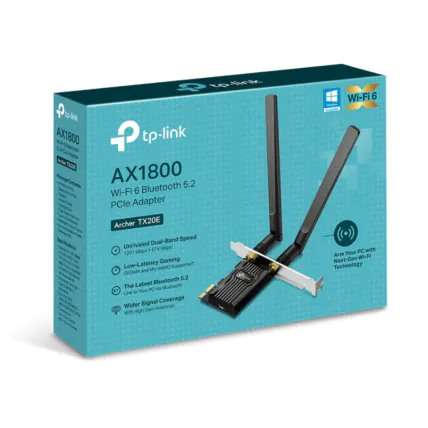 Adaptador WiFi PCI TP-Link Archer TX20E AX1800