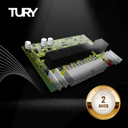 Módulo de Vidro Tury Pro 4.25 Long Ah com chicote, produto para automação de 4 vidros elétricos vendido no atacado.