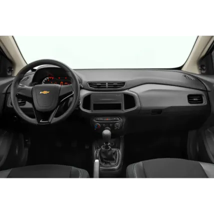 Moldura 9" Fiamon Chevrolet Onix Prisma 2012/2019 - Black Piano