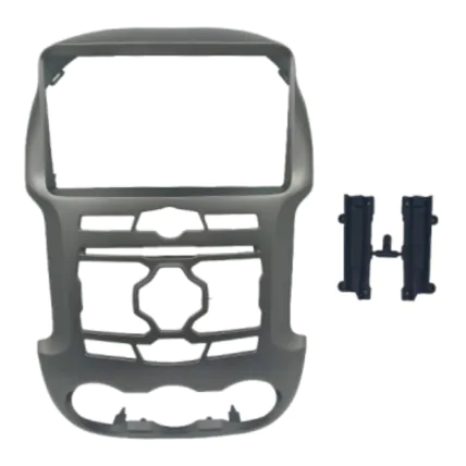 Moldura Fiamon 9’’ Ford Ranger – Grafite para revenda, com acabamento perfeito para painel da versão XLT.