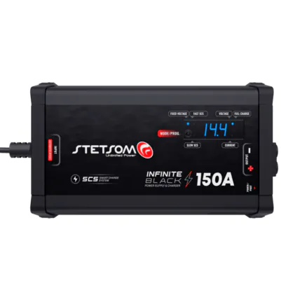 Fonte e Carregador de Bateria Stetsom Infinite Black 150A Bivolt