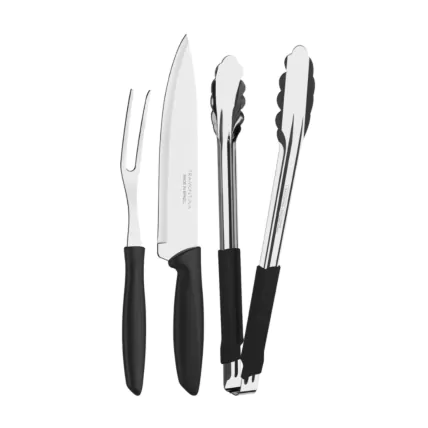 Kit para Churrasco Tramontina Plenus Preto - 03 Peças - 01