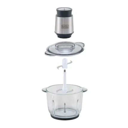 Processador Black + Decker Gourmand Gris Vidro - 110V
