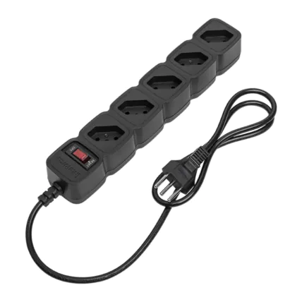 Protetor Elétrico para Rack Intelbras EPE 205 5 Tomadas - Preto 4824201 - 01