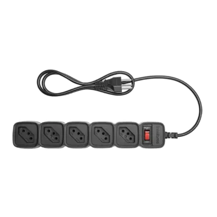 Protetor Elétrico para Rack Intelbras EPE 205 5 Tomadas - Preto 4824201 - 01