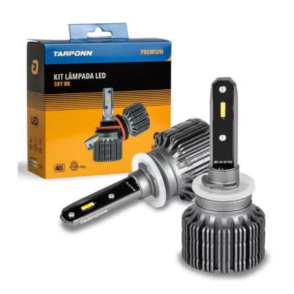 Kit Lâmpada Led Tarponn Sky Premium H27 8K