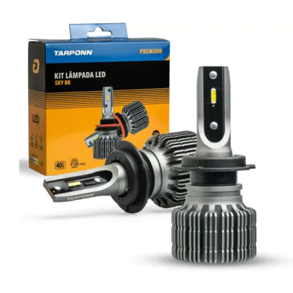 Kit Lâmpada Led Tarponn Sky Premium H7 8K 