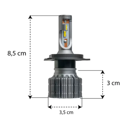 Kit Lâmpada Led Tarponn Sky Premium H7 8K 