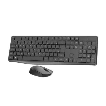 390915 - Combo Teclado e Mouse Sem Fio Viper Pro VO203 Creative Preto - 01