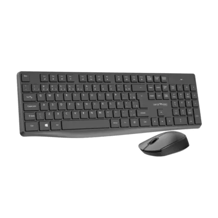 390915 - Combo Teclado e Mouse Sem Fio Viper Pro VO203 Creative Preto - 01